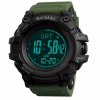 Годинники наручні SKMEI 1356AG, ARMY GREEN, Компас, 9748 - Image 3