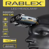 Налобний ліхтар Rablex RB950, червоний+біле світло, 2хXPL+16хCOB+1хRED COB, акум, Type-C - Image 6