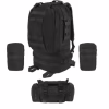 Рюкзак Тактичний з підсумками B08 Black 55L 8142 - Image 2