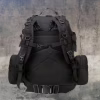 Рюкзак Тактичний з підсумками B08 Black 55L 8142 - Image 6