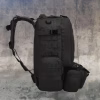 Рюкзак Тактичний з підсумками B08 Black 55L 8142 - Image 7