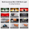 Фонарь для кемпинга W5143-COB, Белый, Жёлтый, Красный, multitool, Li-Ion, магнит, карабин - Image 4