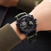 Годинники наручні SKMEI 2202AG, PARACORD, ARMY GREEN, компас, термометр, свисток, кресало, 10347 - Image 2