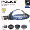 Налобний ліхтар Police PL-153, P50, 2х18650 акум, Type-C - Image 2