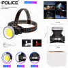Налобный фонарь Police PL-111, белый+красный, аккум, Type-C - Image 2