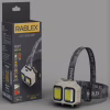 Налобний ліхтар Rablex RB971, білий+червоний, 2хLed+2хCOB, Сенсор, 1х18650 акум, Type-C - Image 5