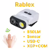 Налобний ліхтар Rablex RB970, 1хXPG+1хCOB, Сенсор, акум, Type-C - Image 6