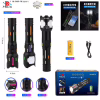 Ручной фонарь BL-2405-TG, 1x26650, power bank, индикация заряда, ЗУ Type-C, zoom - Image 2