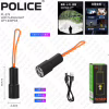 Ручной фонарь Police PL-276, F36, аккумуляторный, белый, красный, синий свет, Type-C - Image 2