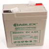 Акумуляторна батарея Rablex 6V 4.5Ah (RB645), свинцево-кислотна (SLA) - Image 4