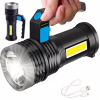 Ручной фонарь BL-8205, встроенный аккум, USB, индикатор зарядки - Image 2
