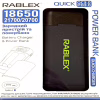 Зарядний пристрій Rablex RB410 з функцією Power Bank / 18650 / екран / type-c - Image 7