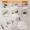 Ручний ліхтар розбірний RB293, Okgo fa-8911, 18650, microUSB - Image 6