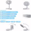 Настольный складной USB-вентилятор Folding Fan, аккумуляторный (WX6505) - Image 5