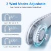 Портативный USB-вентилятор на шею Hands-Free X9, аккумуляторный, разные цвета (WX6504) - Image 3