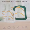 Підставка під кришки каструль на стіну Kitchen pot cover rack 8649 - Image 9