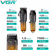 Набор машинка для стрижки волоc и бороды VGR V-644 - Image 3
