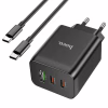 Сетевое зарядное устройство Hoco N18 Fast Charge (65W) + кабель Type-C to Type-C - Image 4
