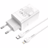 Сетевое зарядное устройство Hoco N23 Fast Charge (45W) + кабель Type-C to Lightning - Image 2