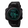 Часы наручные SKMEI 1231BK, BLACK, Compass, 9739 - Image 3