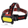 Налобный фонарь BL-209-COB (White+Red), Li-Ion аккум., Waterproof, ЗУ Type-C - Image 2