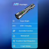 Ручний ліхтар YEMAO YM-А60, 1200LM, TG LED, Zoom, 1x18650 акум, TYPE-C - Image 2