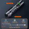 Ручной фонарь YEMAO YM-А6, 2200LM, P80 LED, Zoom, 1x18650 аккум, TYPE-C - Image 9