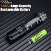 Ручний ліхтар YEMAO YM-А6, 2200LM, P80 LED, Zoom, 1x18650 акум, TYPE-C - Image 10