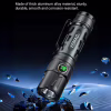 Ручний ліхтар YEMAO YM-А7, 2200LM, P80 LED, Zoom, 1x21700 акум, TYPE-C - Image 6