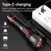 Ручний ліхтар YM-B631-D, 2500LM, 30 W LED 1*26650 акум, TYPE-C - Image 8