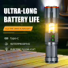 Ручний ліхтар YEMAO YM-G520, 2500LM, TG LED, 1*40700 акум, TYPE-C - Image 5