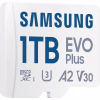 Карта пам'яті Samsung 1TB microSDXC Class UHS-I U3 V30 A2 EVO Plus + SD Adapter (MB-MC1T0SA/EU) - Image 2