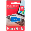 USB флеш накопитель SanDisk 64GB Cruzer Blade Electric Blue USB 2.0 (SDCZ50C-064G-B35BE) - Image 3