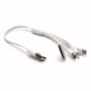 Дата кабель USB 2.0 AM to Lightning + Micro 5P + Mini 5P + Apple 30pin PowerPlant (KABUSBALL) - Image 2