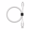 Дата кабель USB 2.0 AM to USB-C 1.0m braided white Belkin (CAB002BT1MWH) - Image 4