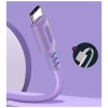 Дата кабель USB 2.0 AM to USB-C 1.0m soft silicone violet ColorWay (CW-CBUC044-PU) - Image 3