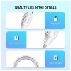 Дата кабель USB 2.0 AM to USB-C 2.0m 3.0A 18W US288 White Ugreen (60133) - Image 3