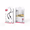 Дата кабель USB 2.0 AM to USB-C 1.0m 2.1A silicone black XO (NB208-TC-1-BK) - Image 2
