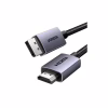 Кабель мультимедійний DisplayPort M to HDMI M 3.0m V2.0 4K30Hz DP125 black Ugreen (35843) - Image 3
