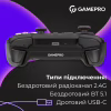 Геймпад GamePro із зарядною станцією BT 5.3/USB/2.4 ГГц (Switch/PC/iOS/Android) RGB Black (GPX13BDOC) - Image 5