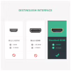 Переходник HDMI F to HDMI F 4K 60Hz black Ugreen (20107) - Image 3
