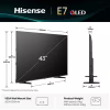 Телевізор Hisense 43E7Q - Image 2
