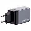 Зарядний пристрій Verbatim GaN 65 W 3 ports (2xUSB-C-65 W /USB-A -3.0) (32201) - Image 2