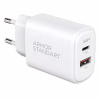 Зарядний пристрій Armorstandart 1xUSB-C PD20W + 1xUSB QC3.0 GaN white (ARM87067) - Image 4