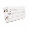 Батарея універсальна Remax 10000mAh 22.5W, cables Type-C + Lighting, White (RPP-37) - Image 3
