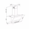 Витяжка кухонна Eleyus Focus 1000 60 WH - Image 12