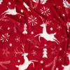Плед Ardesto Christmas Flannel 160х200см, 100% поліестер, олені, червоний (ART0126PB) - Image 3