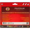 Олівці кольорові Koh-i-Noor Polycolor художні 24 кольорів (3834) - Image 2