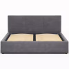 Ліжко м'яке MyBed Nela, 160х200, Сірий, з підйомним механізмом - Image 6