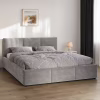 Ліжко м'яке MyBed Nela 160х200 Сіра з підйомним механізмом - Image 2